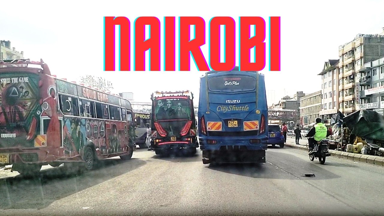 Driving in Kenya Nairobi: Embakasi, Outering Road, Pipeline, Fedha, Tassia, Donholm, & Kangundo Road