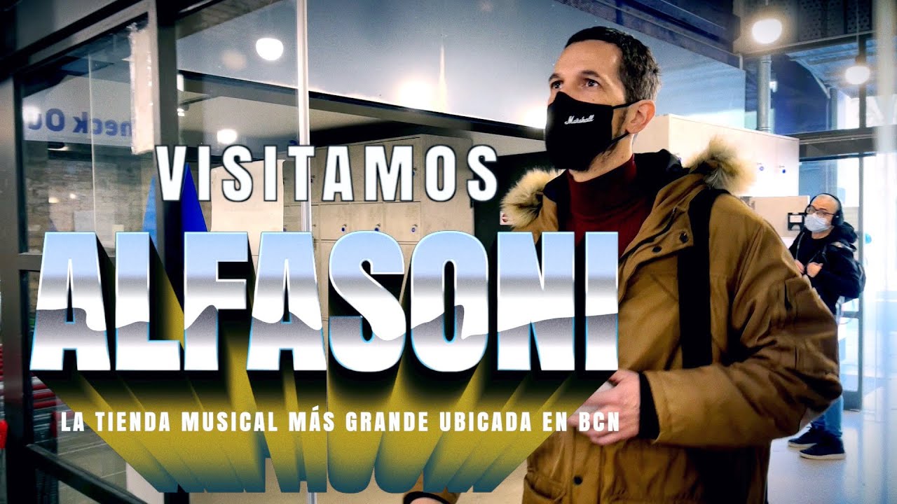 ALFASONI- Qué pedazo de TIENDA MUSICAL 🎹 🥁 🎧 | Visitamos su impresionante showroom de Barcelona