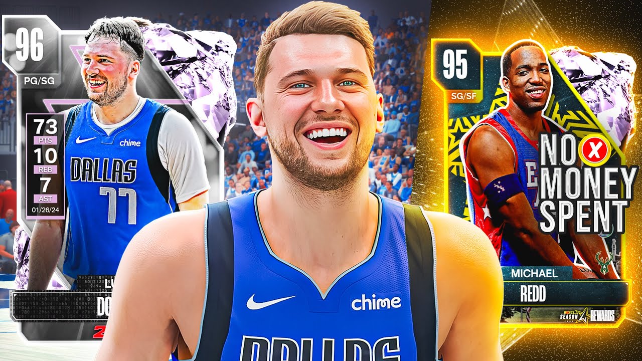 How Good Is A FREE Pink Diamond Luka?......No Money Spent 2K24 #8