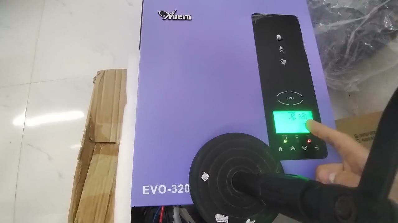 Hướng dẫn cài đặt biến tần EVO Hybrid 3200W cài đặt cơ bản những chức năng quan trọng-SCI-EVO-3200