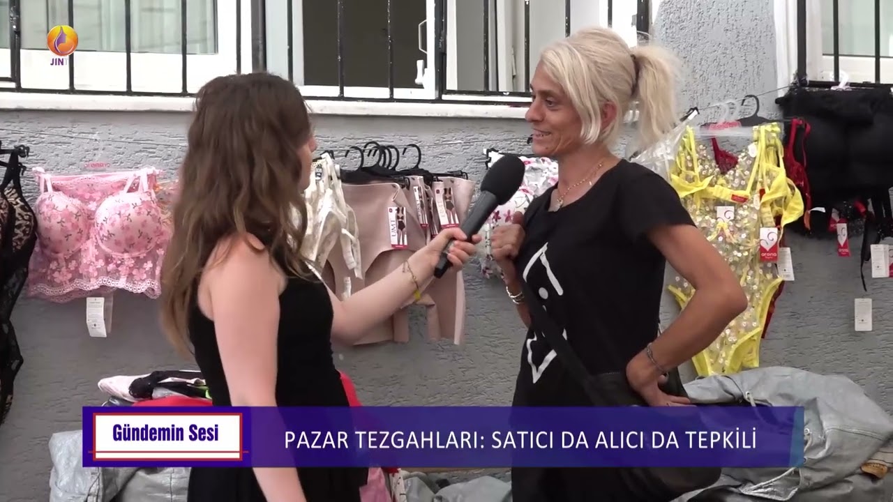 JIN TV |GÜNDEMİN SESİ-Pelin Özkaptan-Pazar tezgahları:Satıcı da alıcı da tepkili