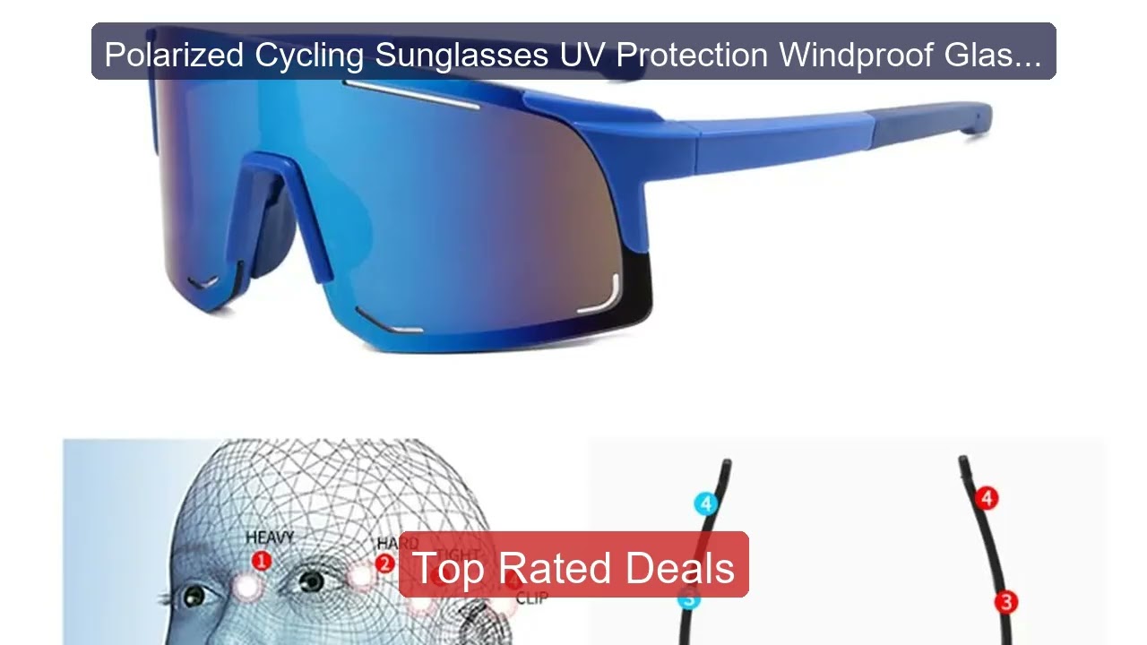 Polarized Cycling Sunglasses UV Protection Windproof Glasses F... -- Best Buy 2026 | Great Quality!