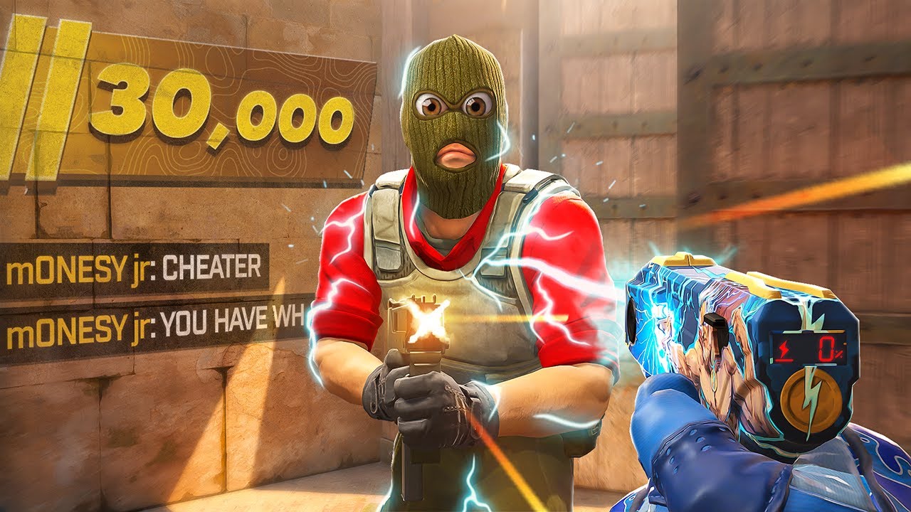 I made a 30,000 Rating player think I'M A WALLHACKER...