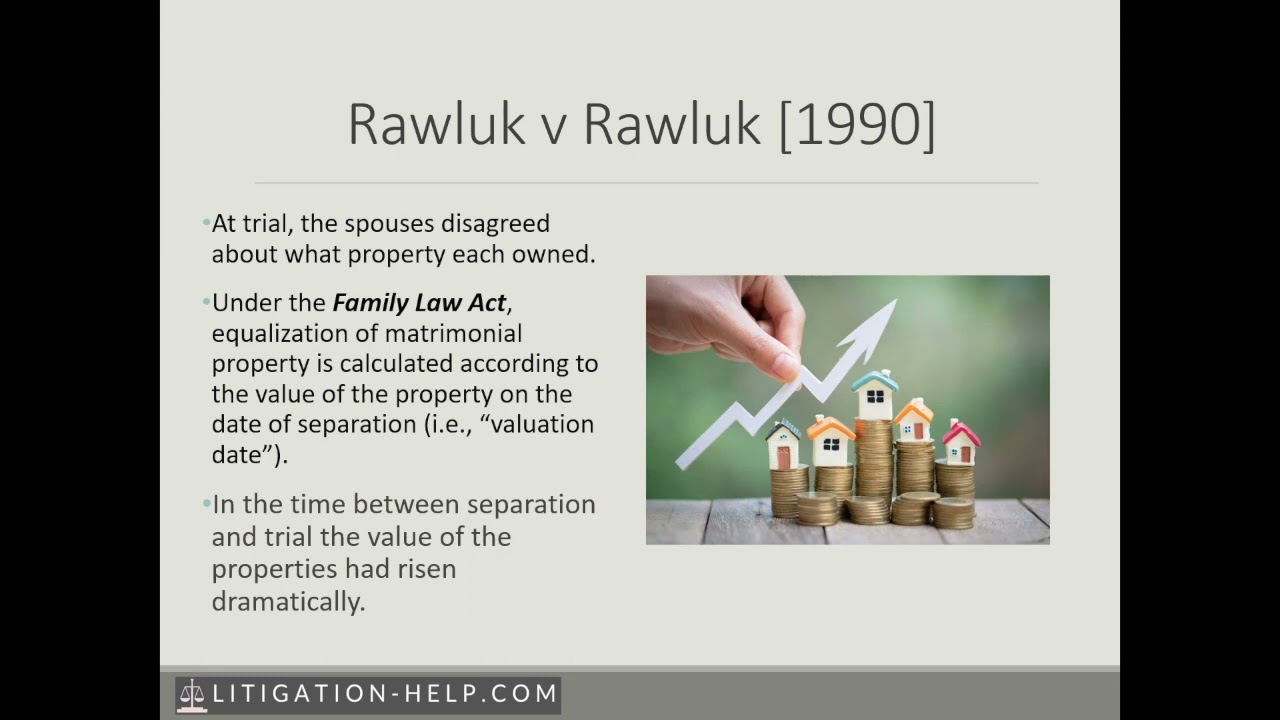 Case Law Minutes #18- Rawluk v Rawluk: constructive trust in divorce situations