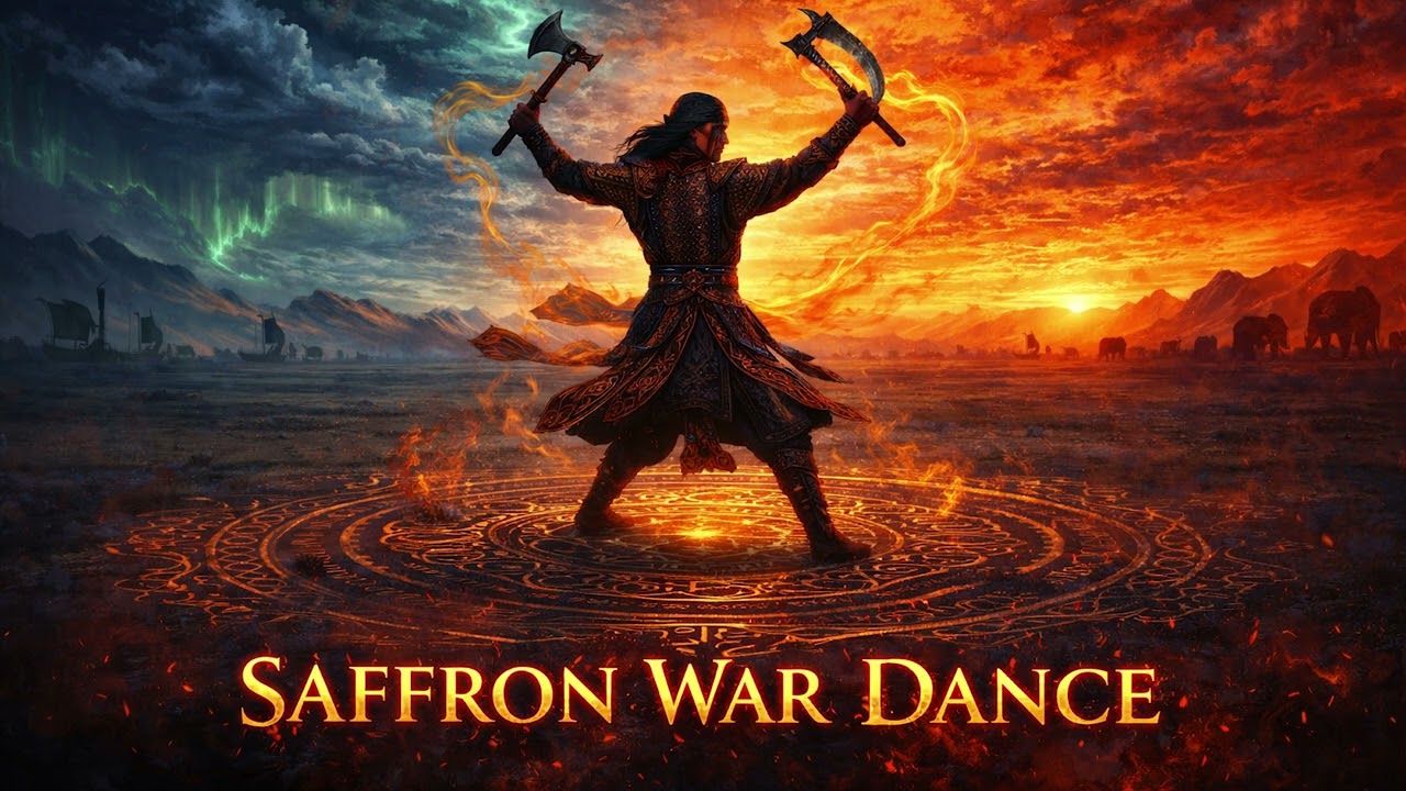Saffron War Dance | Oriental Trap X Viking Folk Metal Fusion Instrumental