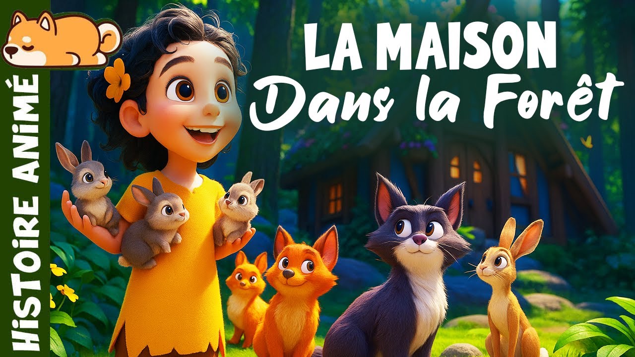 La Maison dans la For&ecirc;t 🌲Histoire pour s'endormir, Conte pour enfant courage, magique, for&ecirc;t