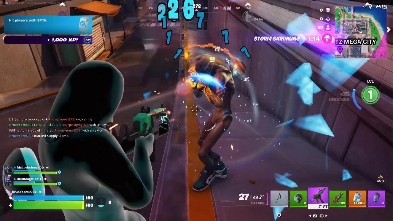 02-25-2026 #Fortnite - 11 Elims Via #BlitzRoyale #Squads Ft @DarkMagician11 and @McLovinJones00