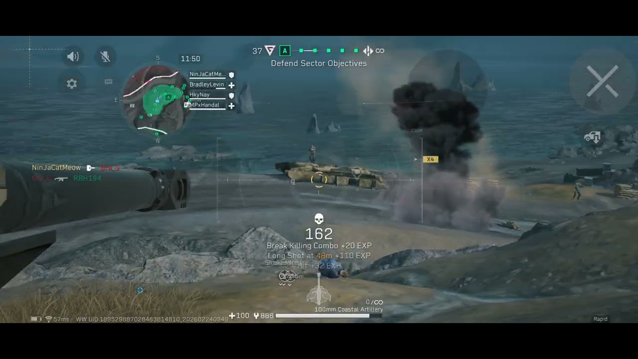 Slaughtering The Enemy Team with Artillery Barrage 84 killstreak 