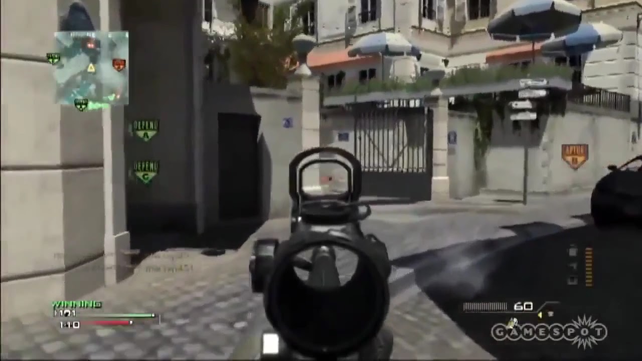 Call Of Duty : MW3 | MP5 Gameplay | Paris | MW3update