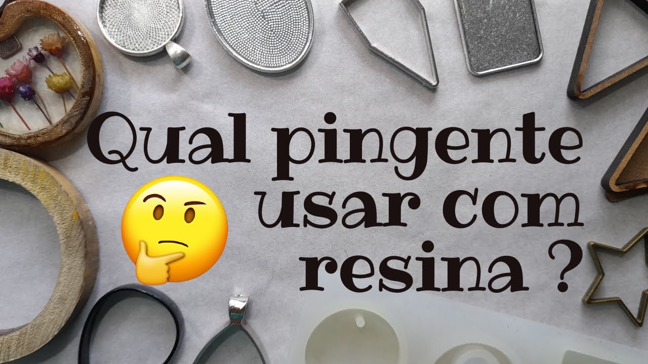 Quais pingentes usar para fazer bijus em resina ?