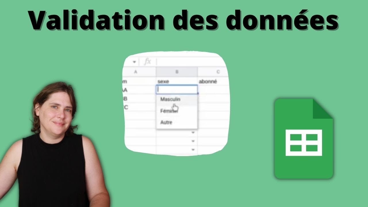 Liste déroulante avec Sheets