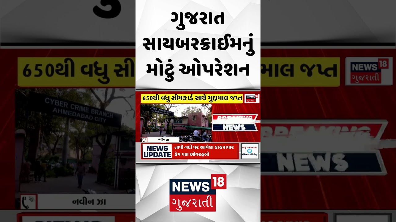 Gujarat Cybercrime News: ગુજરાત સાયબરક્રાઈમનું મોટું ઓપરેશન |  News 18 Gujarati | N18S