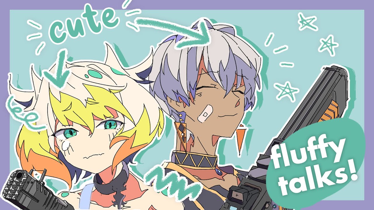 Melissa and Ibrahim being fluffy on Apex! (while losing)😅 #nijisanji