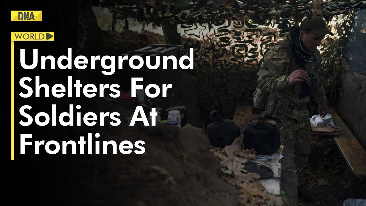 Ukraine produces underground shelters for soldiers at frontlines | World News | DNAIndiaNews
