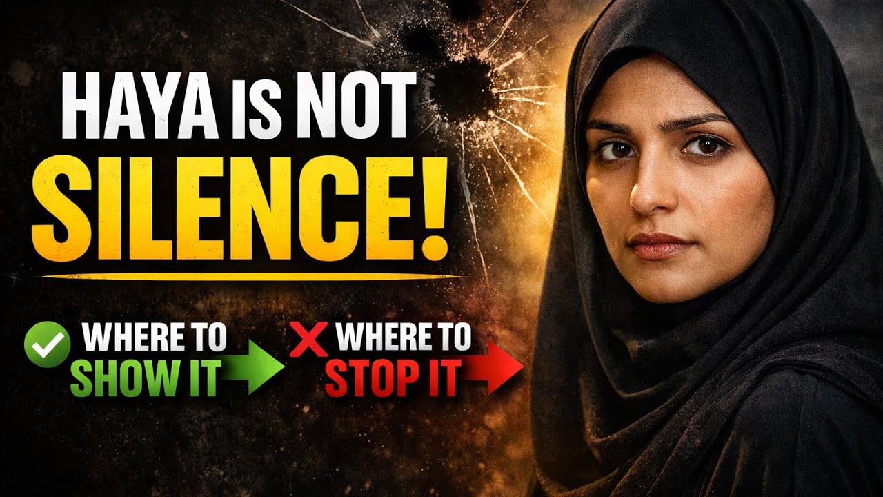 Haya Is Not Silence | Where Islam Teaches Modesty — And Where It Forbids It