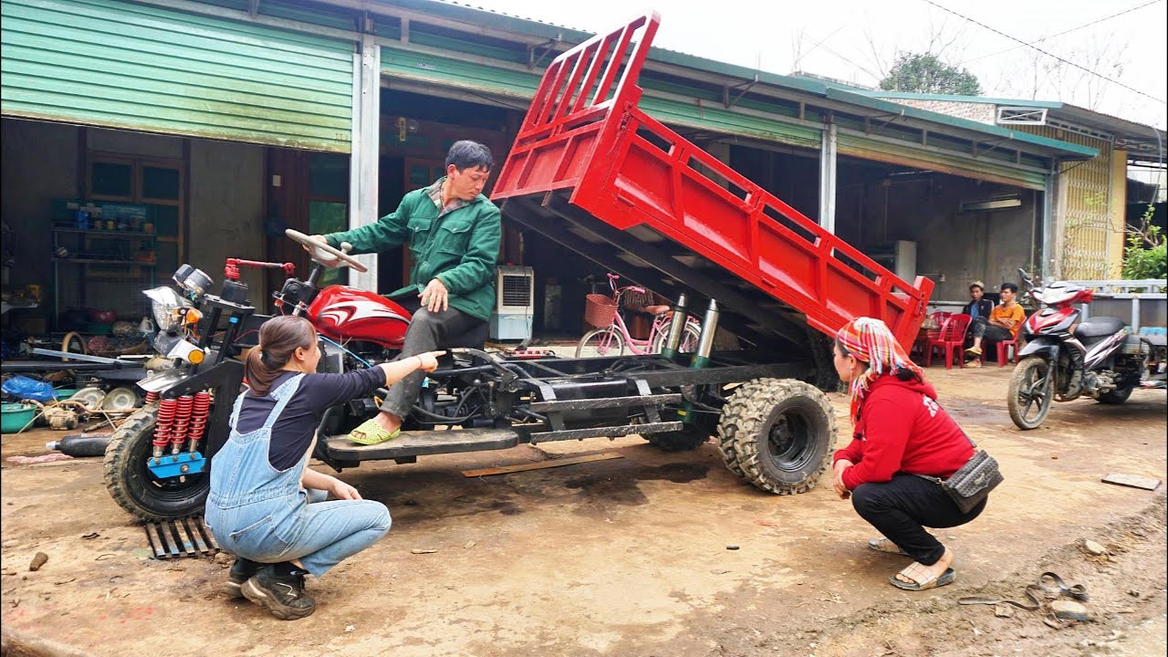 sold a Kobuta diesel three-wheeled vehicle to a highland farmer and his wife