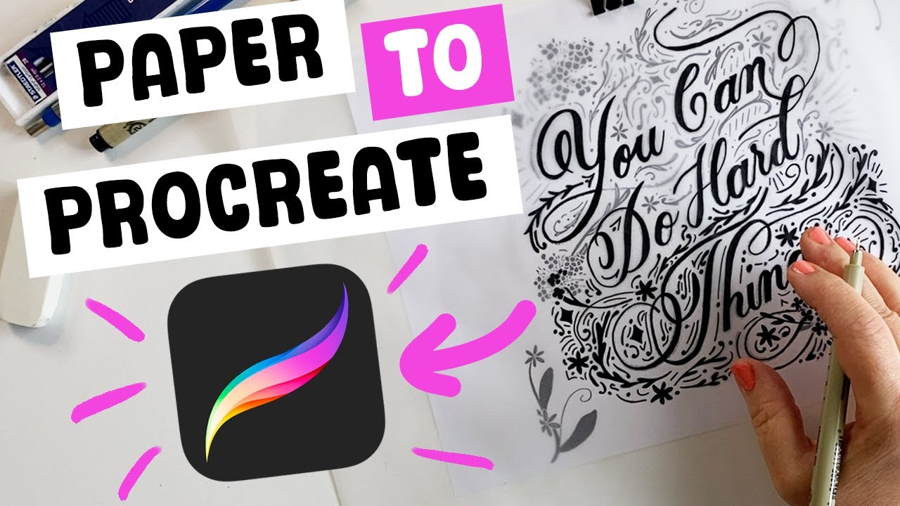 Digitize your hand-drawn art with Procreate (no scanner needed!)