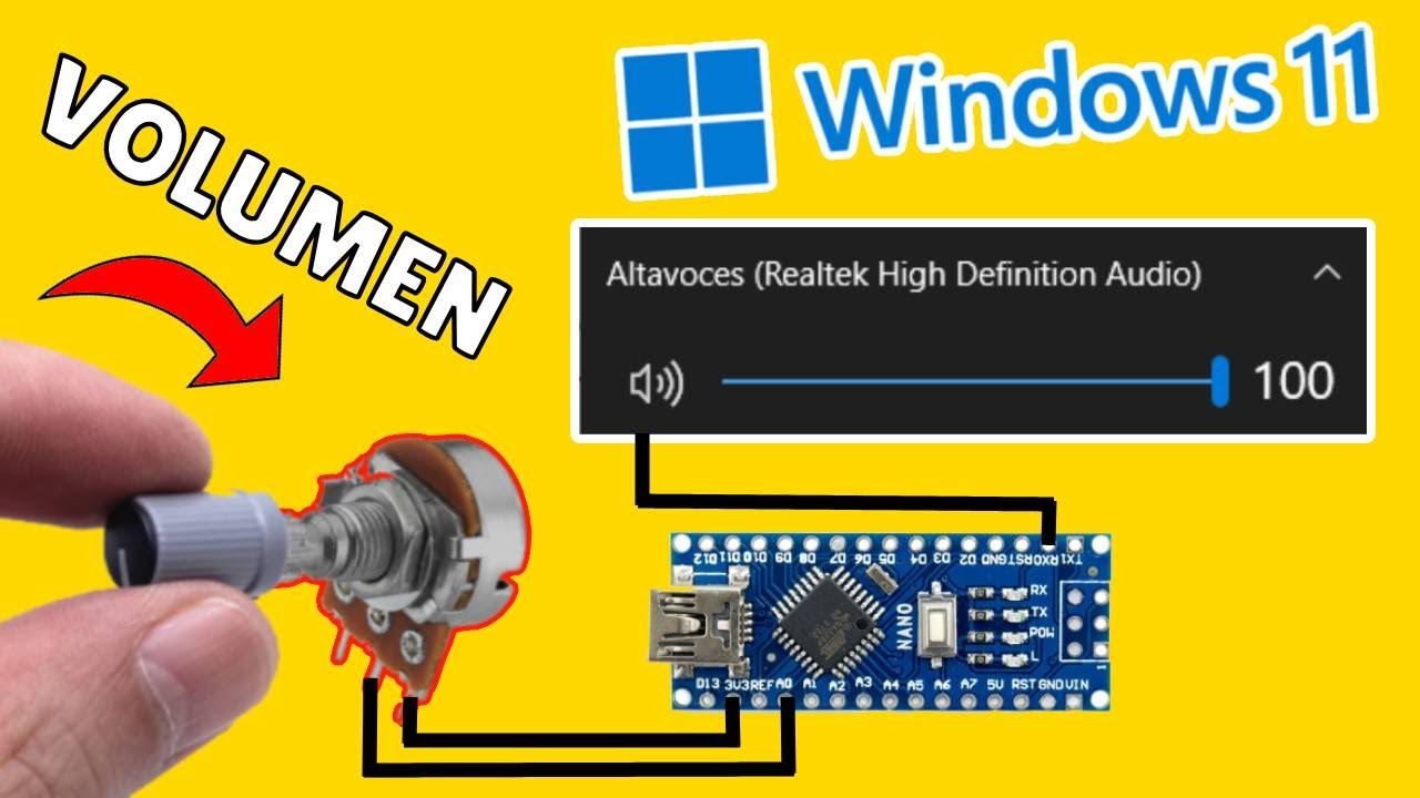 ¡Impresionante! Controla el Volumen con Arduino y Python