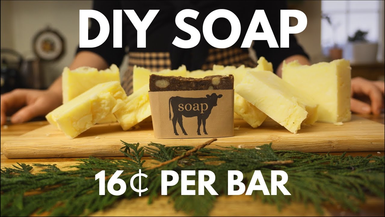 It's Simple! Homestead Soap Recipe, 100% Tallow!