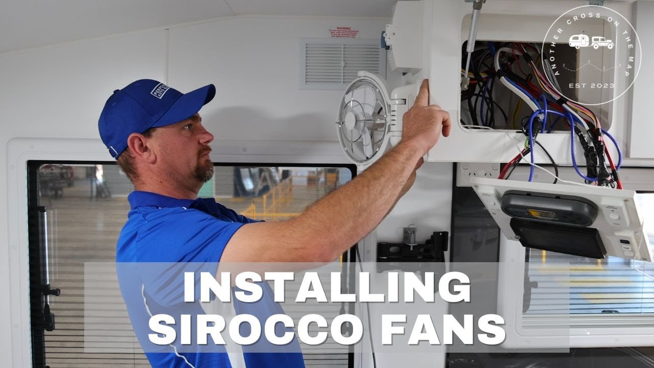 Caravan Comfort Upgrade: Sirocco Fans Installation with Simon and Andie! ☀️🚐