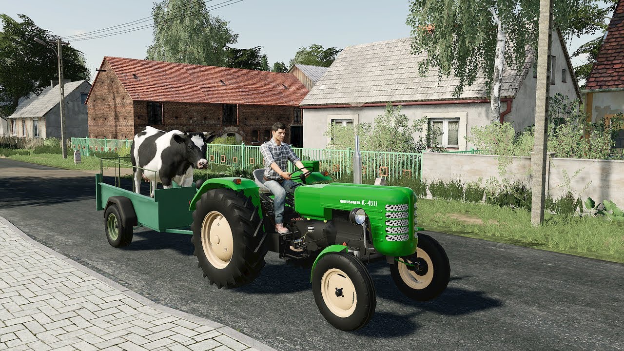 FS 19 | СТАРАЯ ФЕРМА | Покадровая съёмка №6 | Ursus C-4011 и вилы в действии