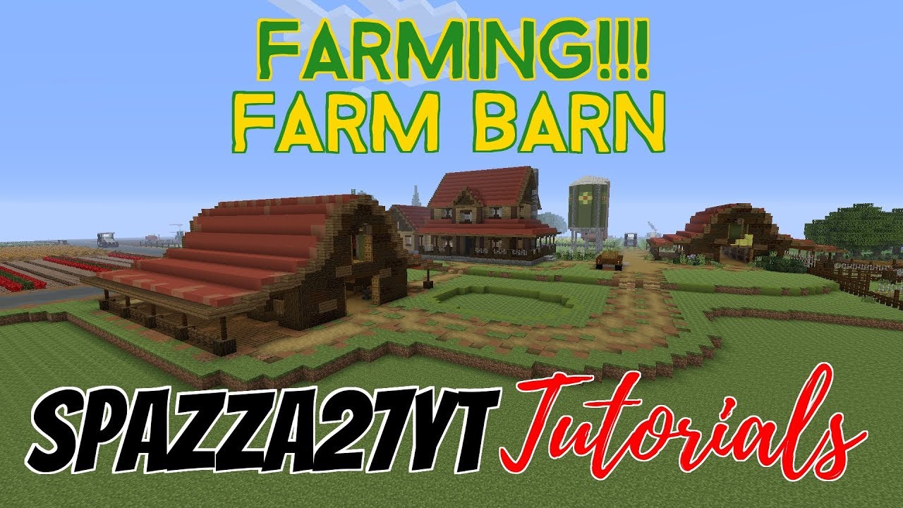 Minecraft Farm Barn Tutorial