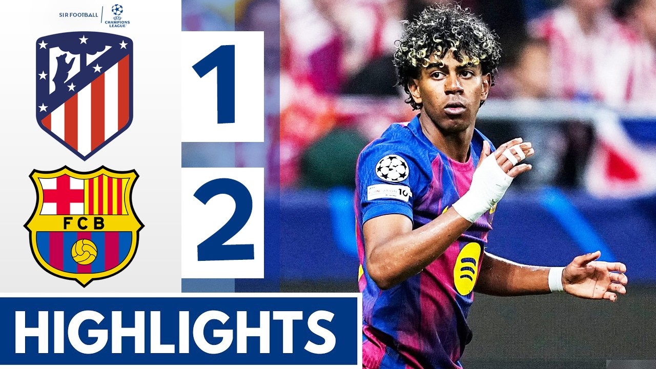 Barcelona vs Atletico Madrid 2-1 - Highlights & All Goals - Ferran Torres & Lamine Yamal Goals