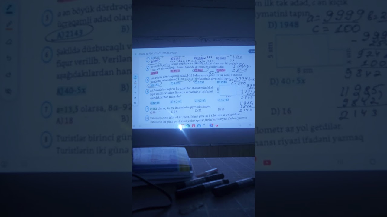 5 ci sinif namazov qiymətləndirmə bölmə 5  A var