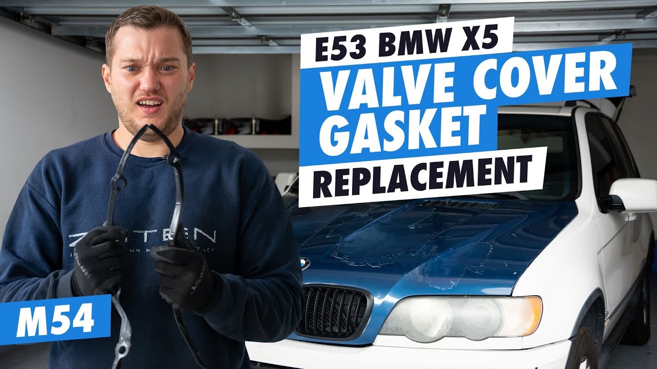 Замена прокладки клапанной крышки BMW X5 E53 M54 своими руками