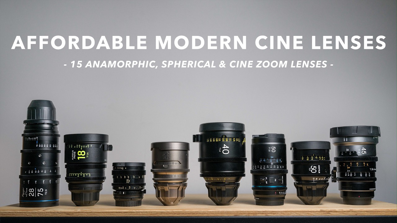 15 Affordable Modern Cine Lenses in 15 Minutes | Spherical, Anamorphic & Cine Zooms