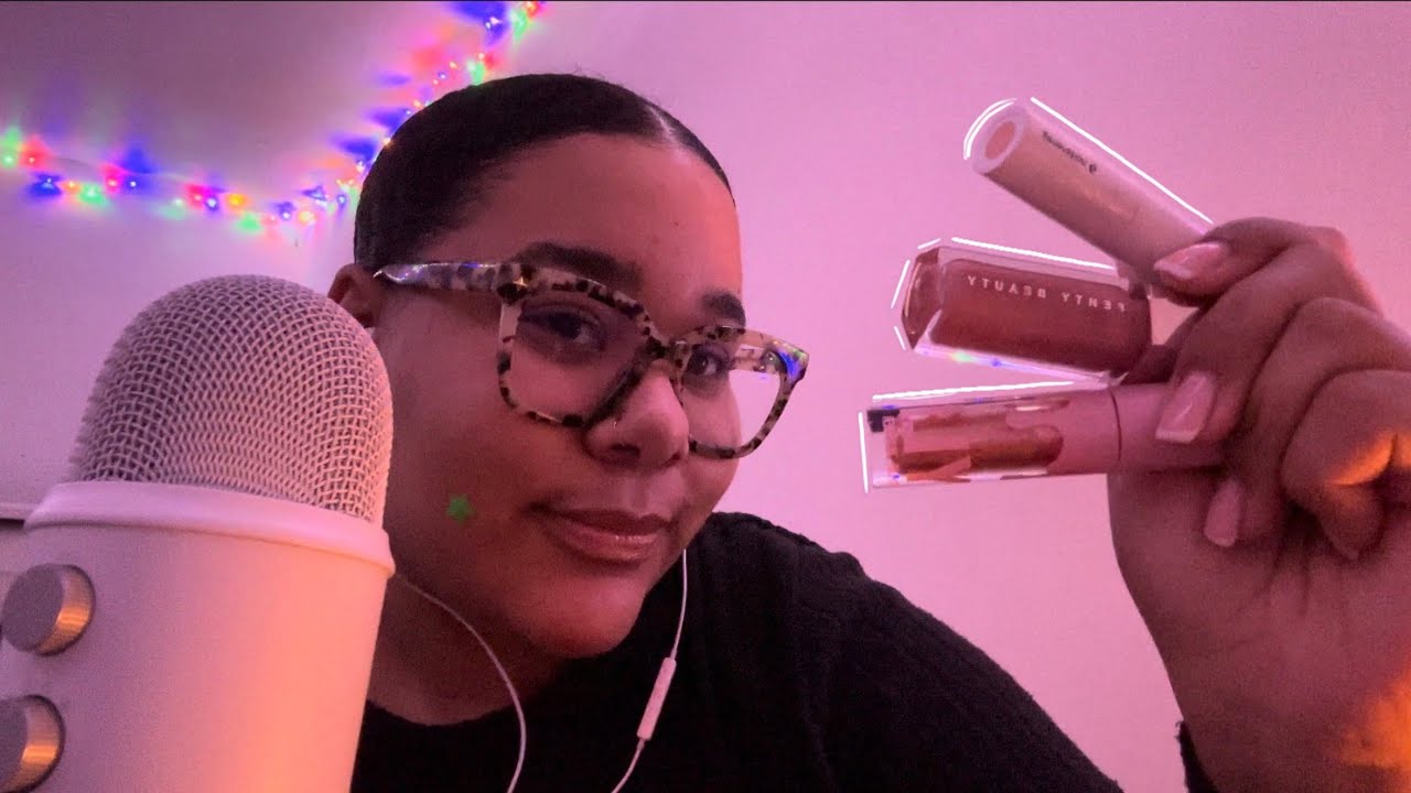 asmr | putting lipgloss on you!