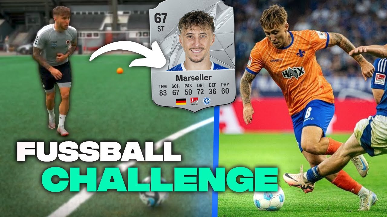 DIESER PROFI ZERSTÖRT MICH! | Fußball-Challenge gegen Luca Marseiler