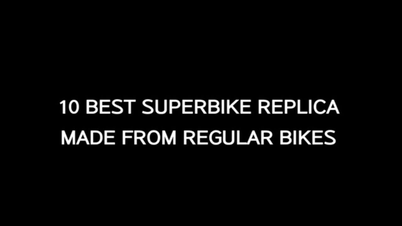 Top 10 best superbikes replica with made with regular bike || INDIAN MODIFICATION ||
