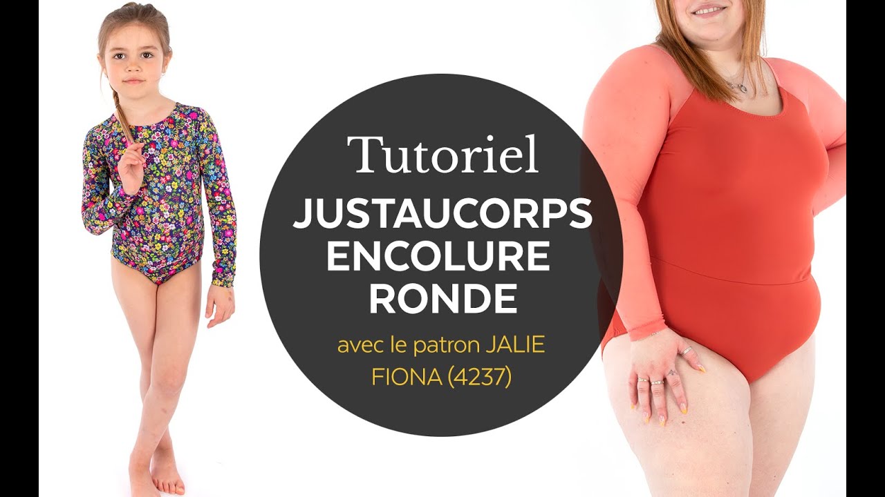 Comment coudre un justaucorps à encolure ronde (Patron Jalie FIONA 4237)