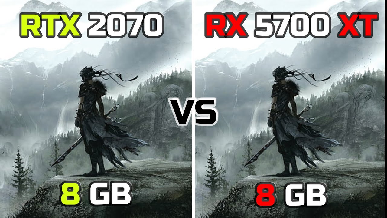 RTX 2070 vs RX 5700 XT - Testing Top 12 Games in 2025