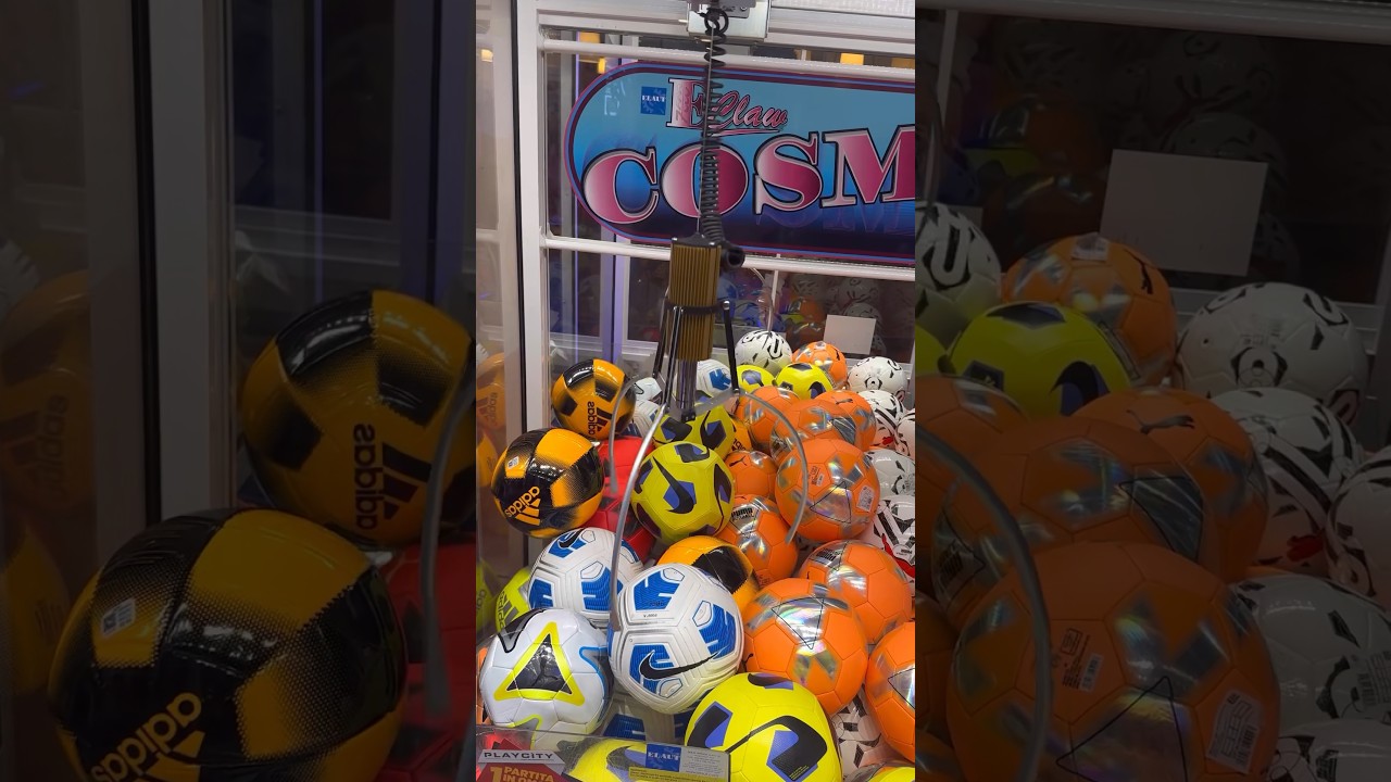 Win Nike ball (E-claw Cosmic Elaut) #shorts #clawmachine #ball #nike #win