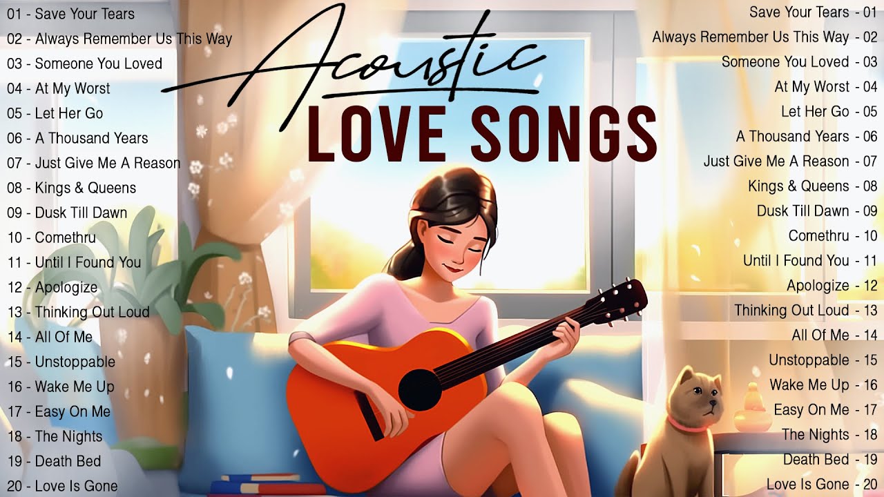 Top Acoustic Songs Cover 2025  ✔ New Trending Acoustic Love Songs 2025 Cover ✔  Best Love Songs