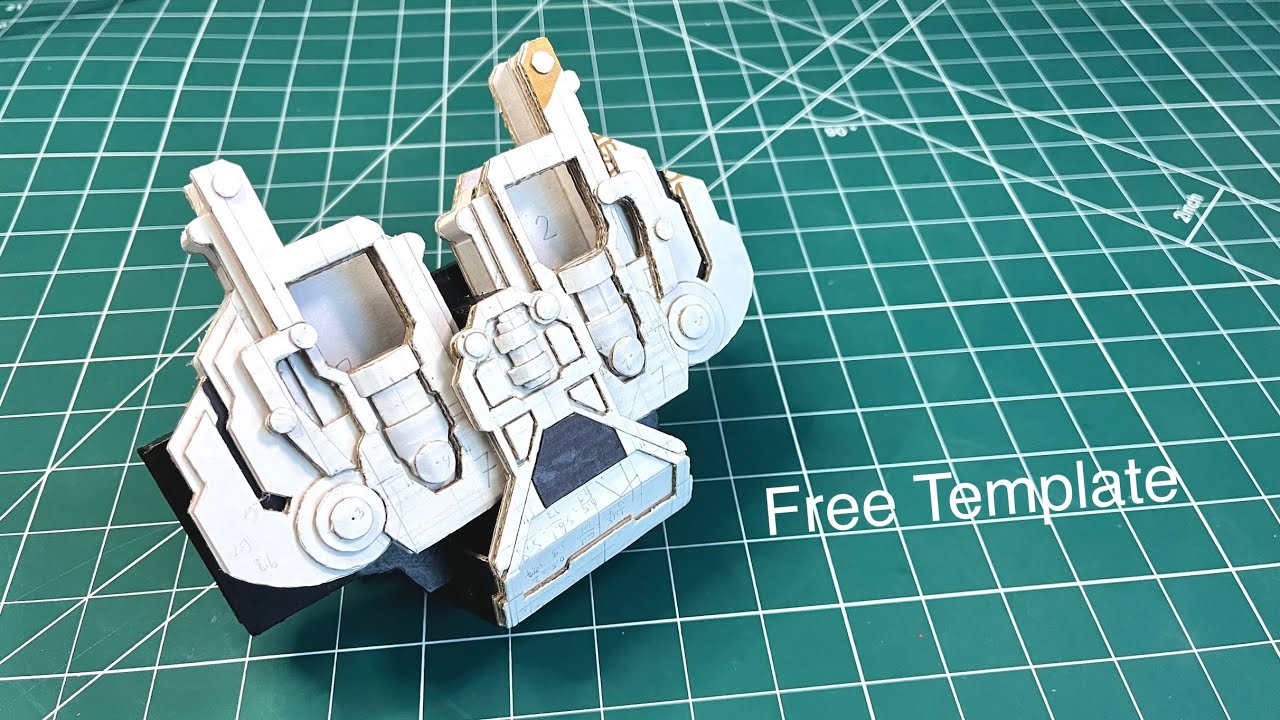 How to make cardboard DX Double Driver | Kamen Rider W