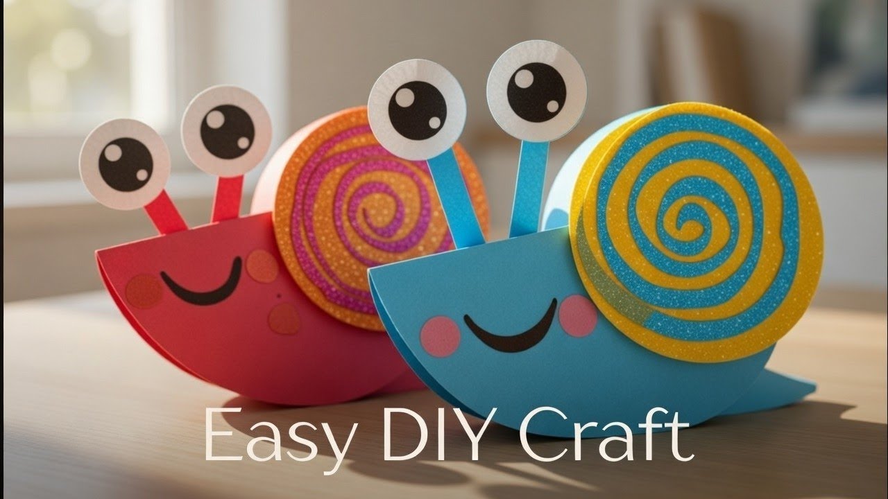 Paper Insect Diy Toy for kids🐌🐌 // Easy paper Craft // Paper origami for kids
