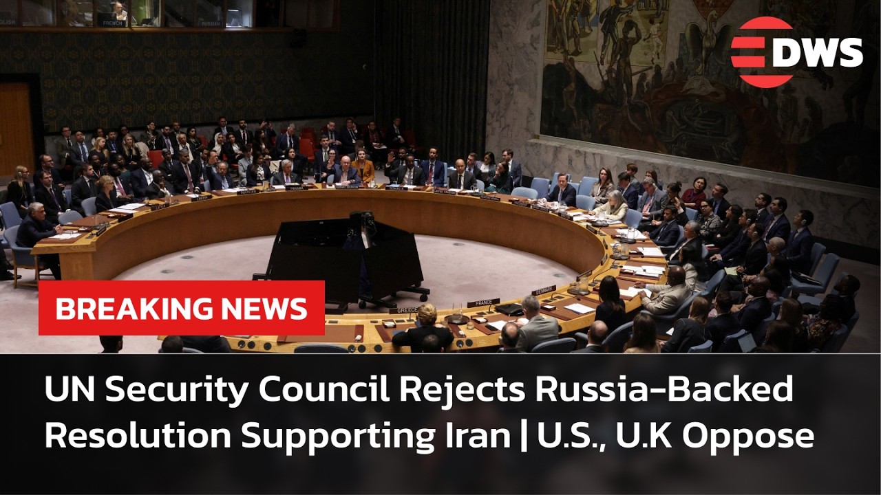WATCH: UN Rejects Russia-Backed Resolution Supporting Iran | U.S., U.K., France Oppose Draft | AC15
