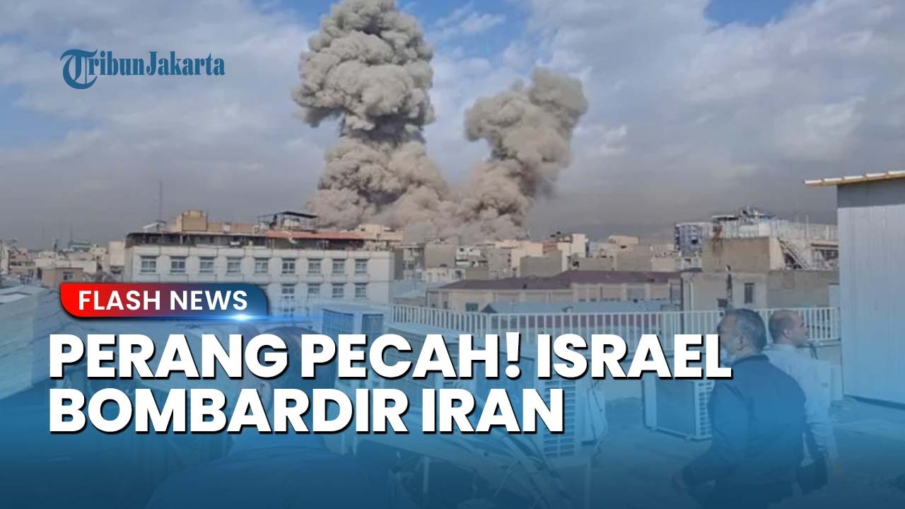 TEHERAN MEMBARA! Israel Luncurkan Serangan Rudal Besar Besaran, Ledakan Hebat Guncang Jantung Iran