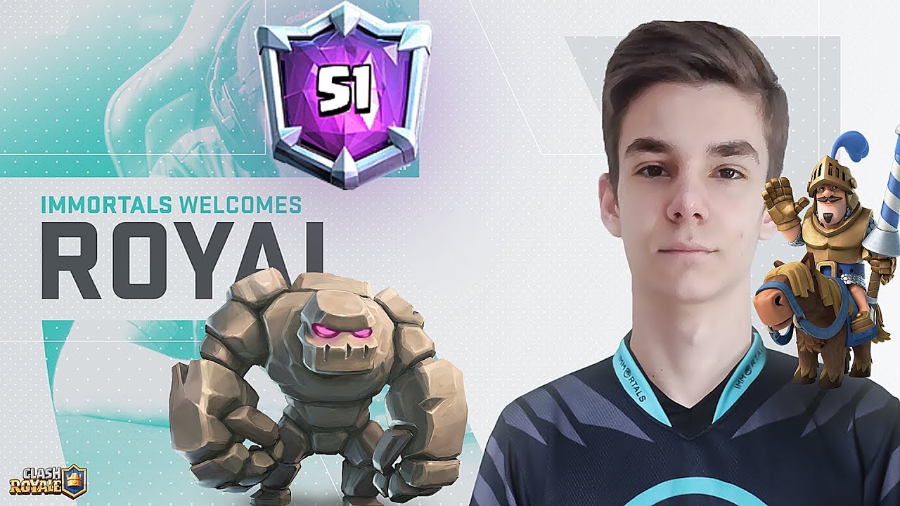 IMT Royal皇家 Golem beatdown 6500+ Live ladder Push Clash royale