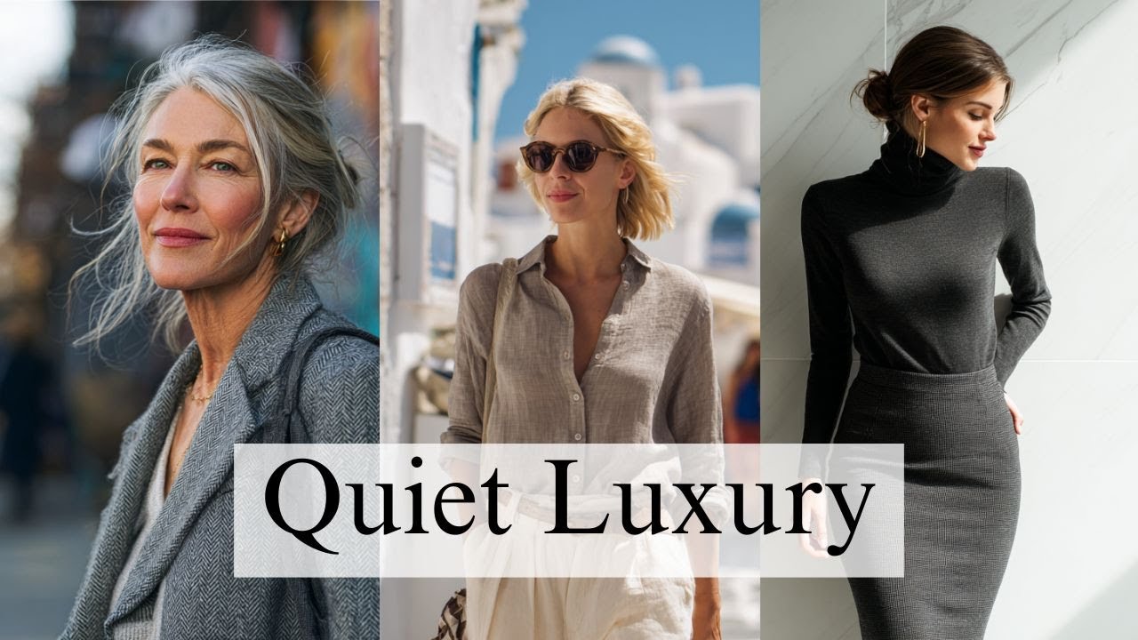 Gray is the New Black: Quiet Luxury Outfits for Women Over 60