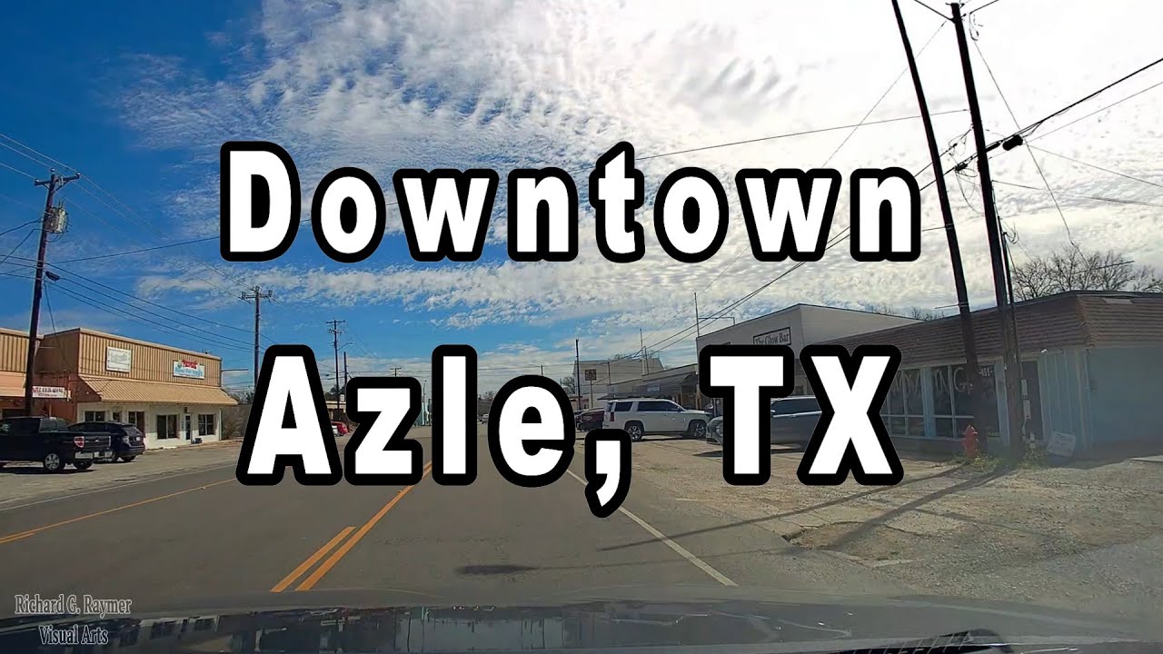 Driving Downtown Azle, TX (Dash Cam)