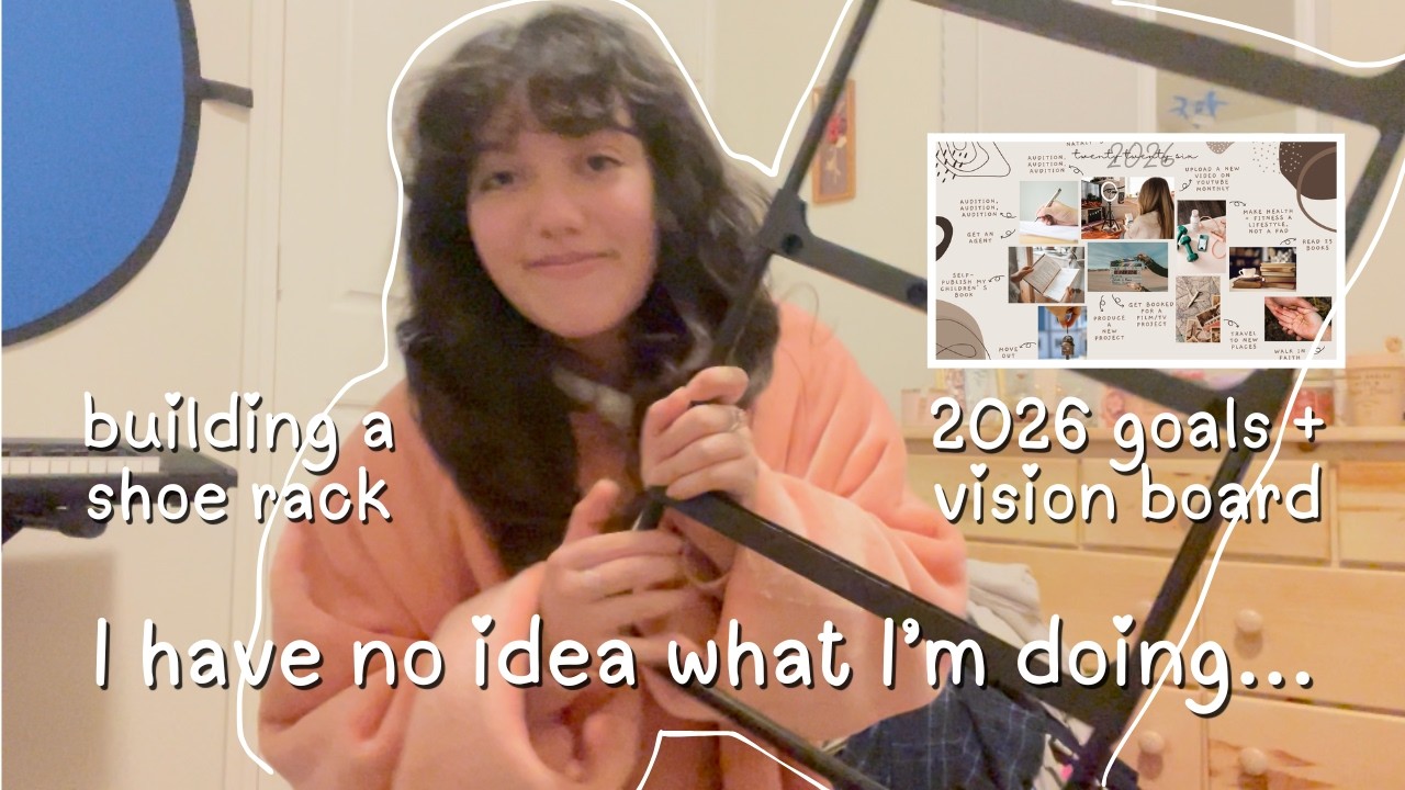 2025 Recap & 2026 Goals | Motivation + Real Talk While Building a Shoe Rack