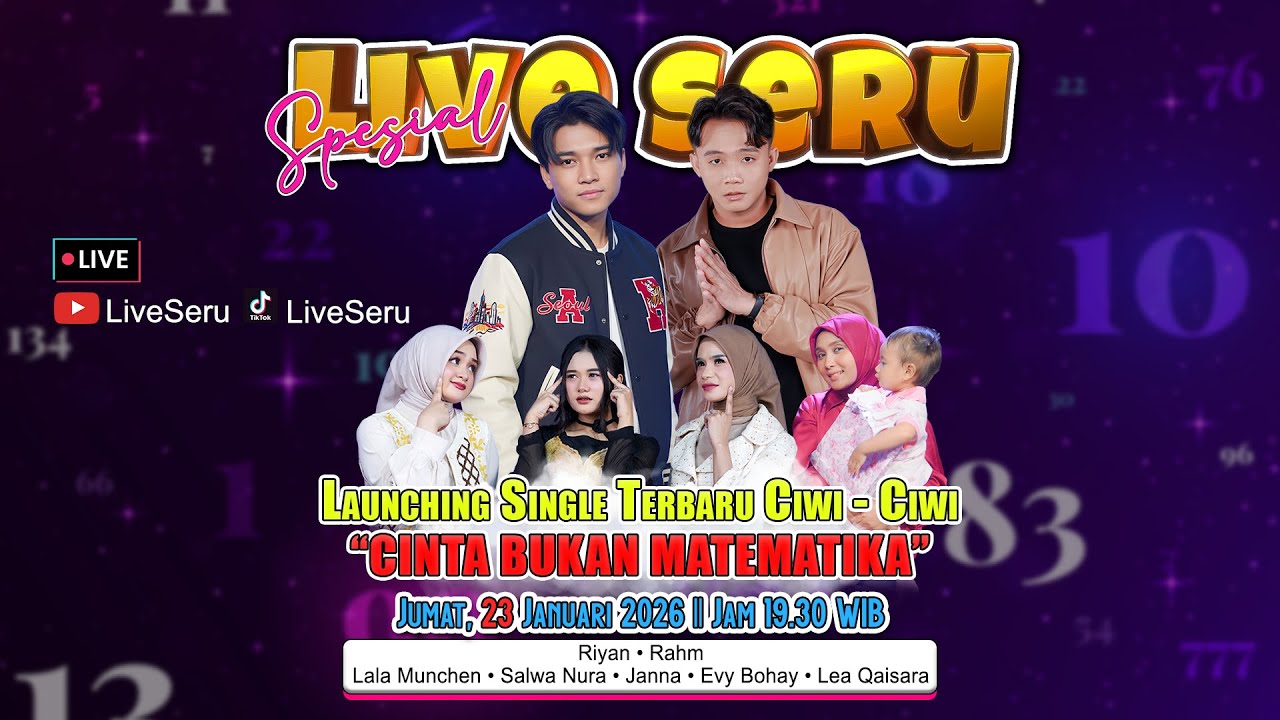🔴 LIVE SERU EDISI LAUNCHING SINGLE TERBARU CIWI CIWI 