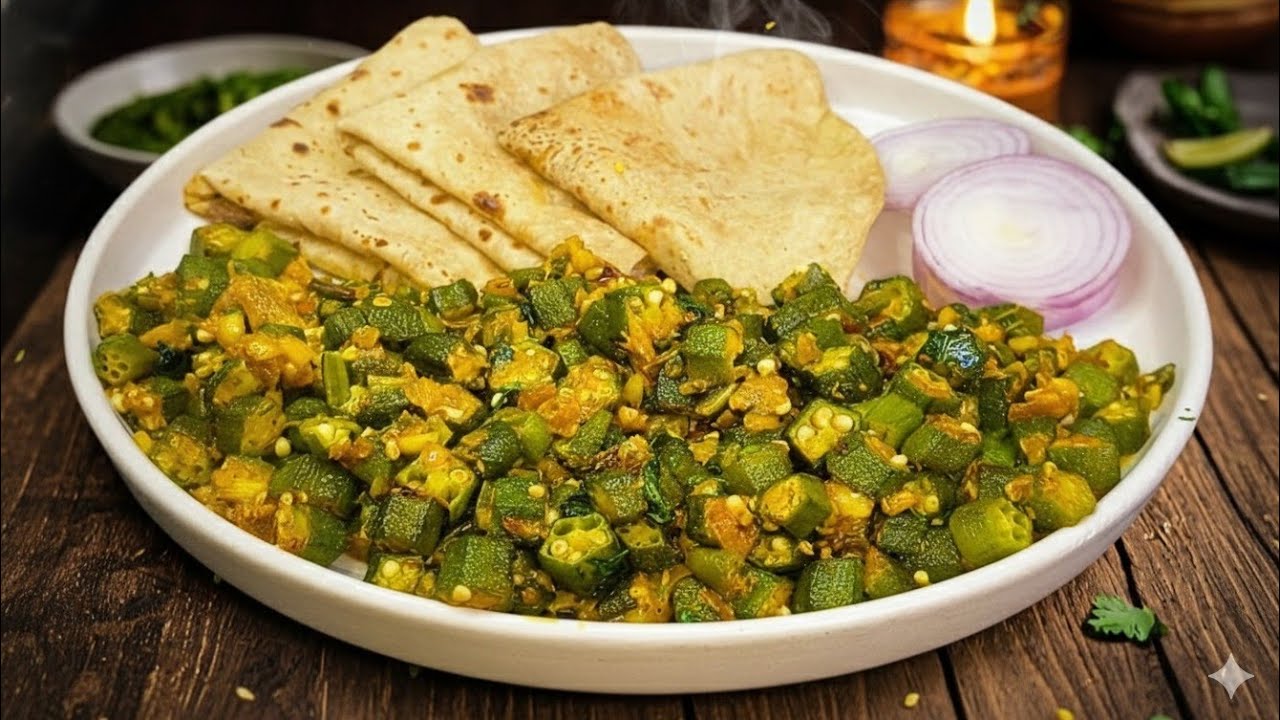 गाँव के स्वादवाली चटकारेदार भिंडी पहले कभी नहीं खायीहोगी| Thecha Bhindi Sabji Recipe | BHINDI RECIPE