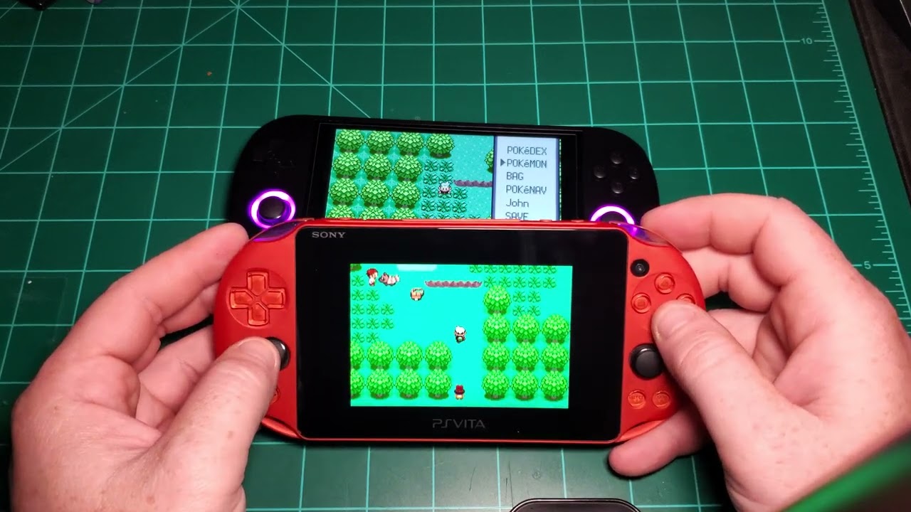 Gameboy Advance on TRIMUI Smart Pro and PSVITA Integer Scaled Setup with Comparison