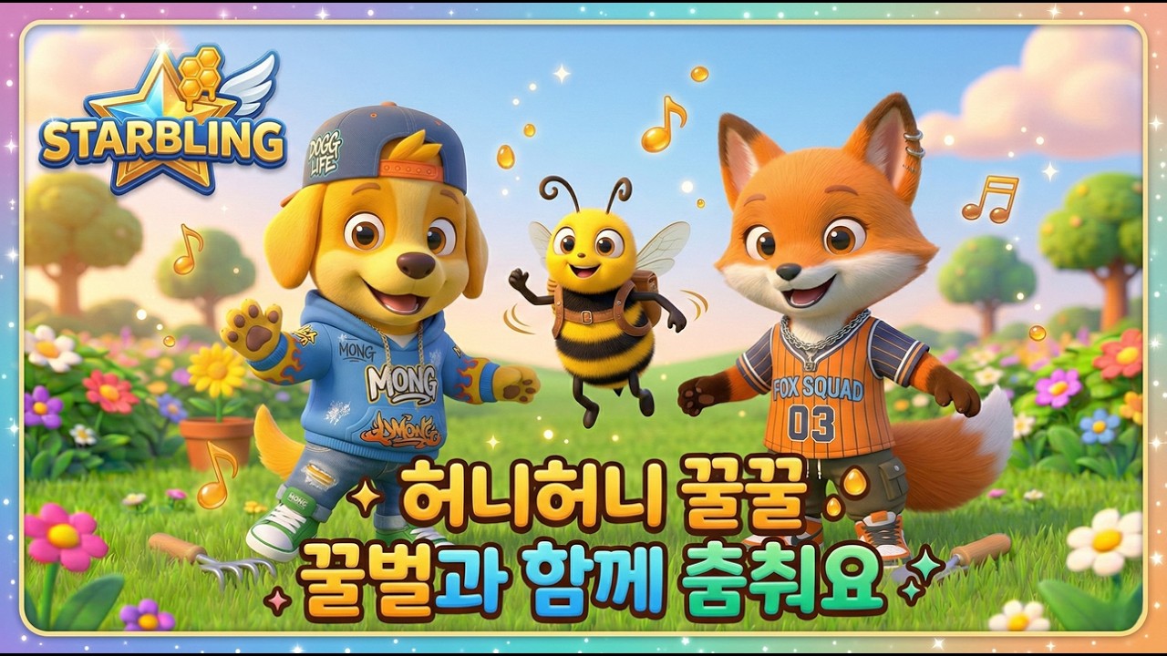 허니허니 꿀꿀 🐝 꿀벌과 함께 춤춰요! | 신나는 키즈 동요