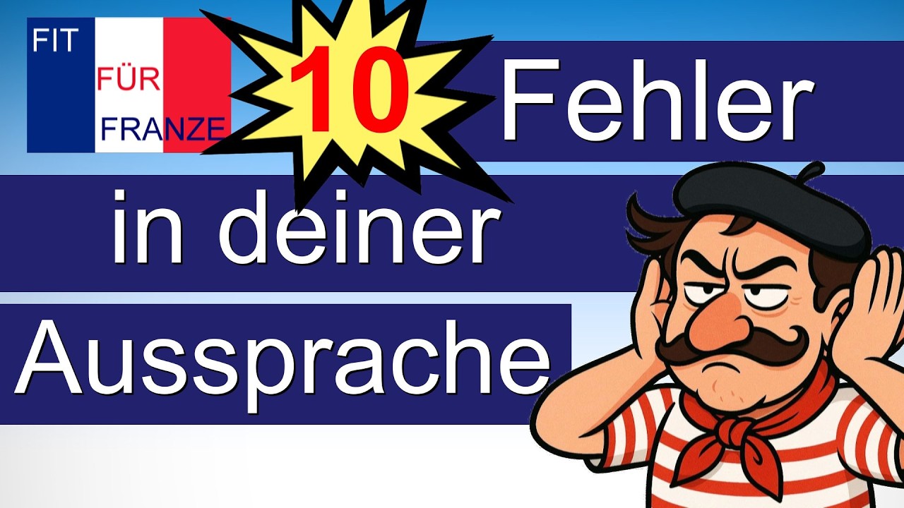 BITTE vermeide diese Fehler bei der Aussprache! | #französischlernen